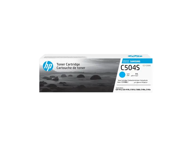HP CLT-C504S - Cyan original tonerpatron (SU025A) for Samsung CLP-...
