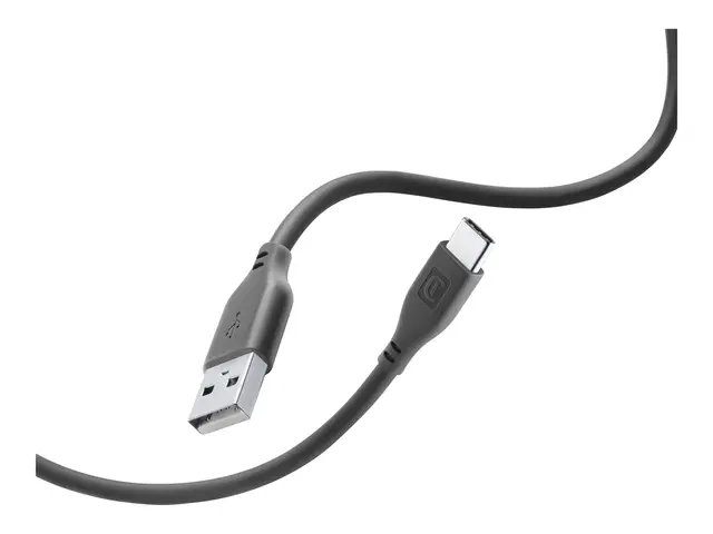 Cellular Line - USB-kabel 24 pin USB-C (hann) til USB 1.2 m svart