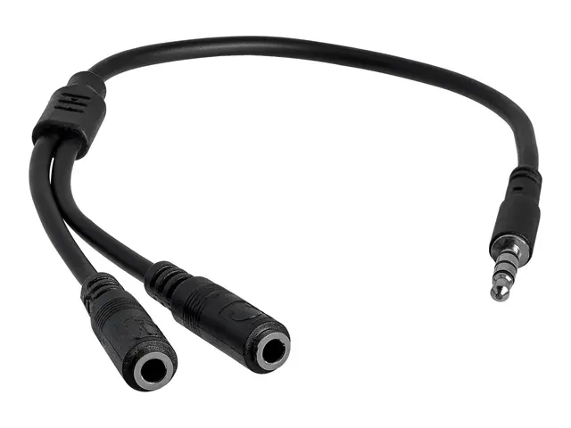 StarTech.com 4 Position to 2x 3 3.5mm Headset Splitter Adapter - H...