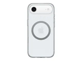 OtterBox Symmetry Series Clear Baksidedeksel for mobiltelefon - MagSafe-samsvar - polykarbonat, termoplastisk elastomer (TPE) - stjernestøv 4.0 (klar) - for Apple iPhone Air