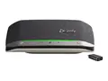 Poly Sync 20+ - Smart h&#248;yttalertelefon Bluetooth - kablet, tr&#229;dl&#248;s - USB-C via Bluetooth-adapter - s&#248;lv