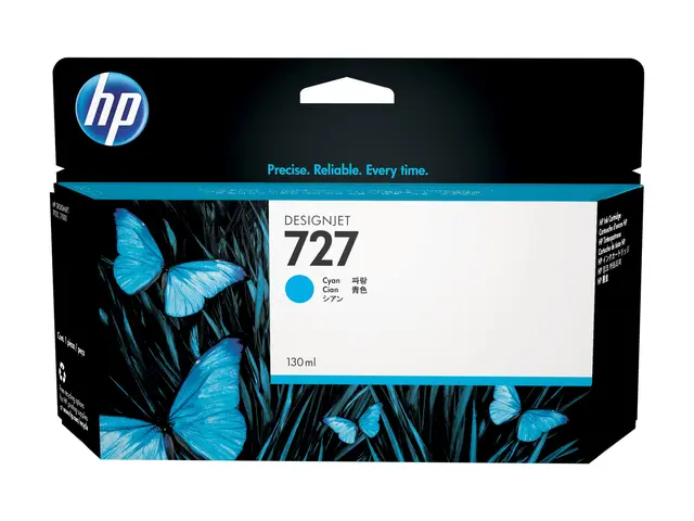 HP 727 - 130 ml - cyan - original - DesignJet - blekkpatron - for ...