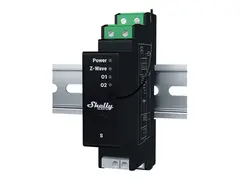 Shelly Wave Pro - Rullelukkerbryter - trådløs Z-Wave - 868.4 MHz - svart