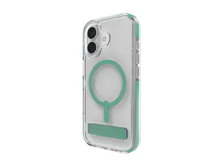 Zagg Santa Cruz Snap - Baksidedeksel for mobiltelefon med stativ - MagSafe-samsvar - mystisk grønt - for Apple iPhone 17