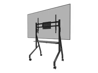 Neomounts FL50-525BL1 - Vogn - solid for flatpanel - gulvstativ - l&#229;sbar - st&#229;l - svart - skjermst&#248;rrelse: 55&quot;-86&quot;