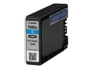 Canon PGI-1500XL C - 12 ml - Høy ytelse - cyan original - blekkbeholder - for MAXIFY MB2050, MB2150, MB2155, MB2350, MB2750, MB2755
