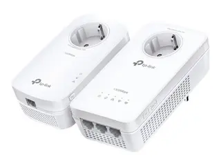 TP-Link TL-WPA8631P KIT V3 Wi-Fi Kit - Str&#248;mlinjeadaptersett 1GbE, HomePlug AV (HPAV), HomePlug AV (HPAV) 2.0, IEEE 1901 Wi-Fi 5 - Dobbeltb&#229;nd - veggpluggbar