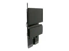 Ergotron StyleView monteringssett - lav profil for LCD-skjerm / tastatur / mus - område med høy trafikk - svart
