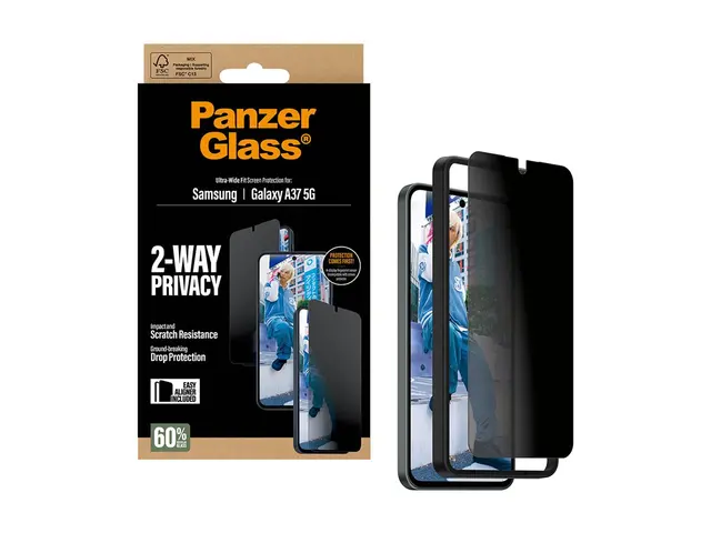 PANZERGLASS SCREEN PROTECTOR PRIVACY SAMS GALAXY A37 UWF EA 