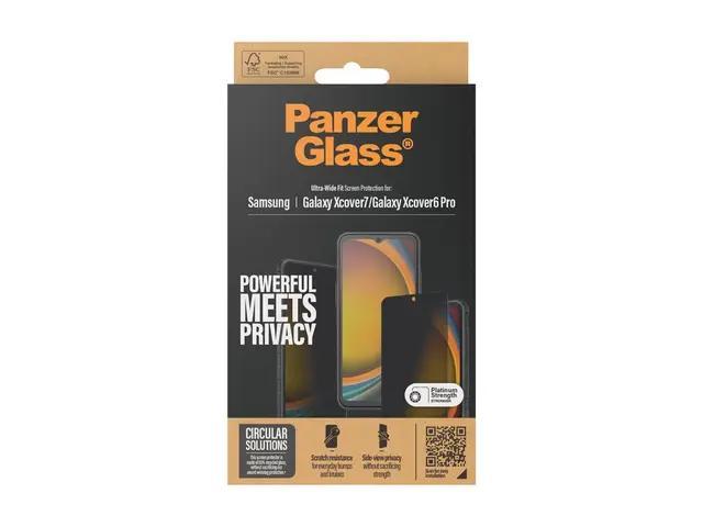 PanzerGlass - Skjermbeskyttelse for mobiltelefon ultrabred passfor...