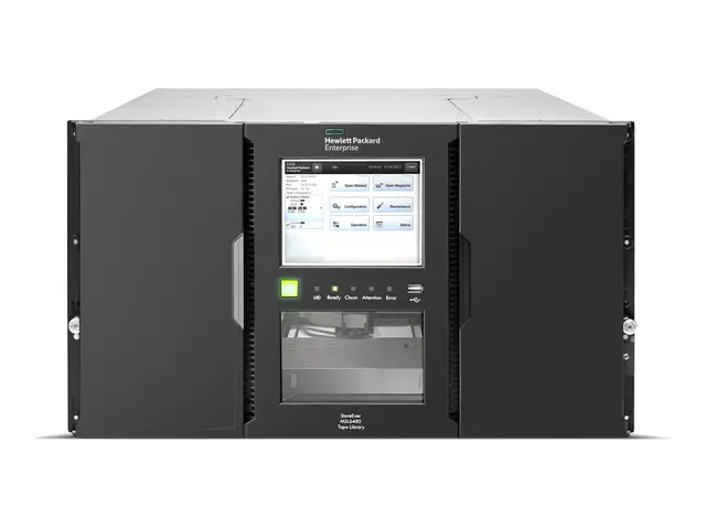 HPE StoreEver MSL6480 Scalable Base Module - Båndbibliotek - spor:...