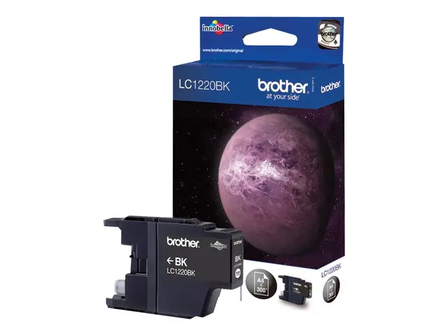 Brother LC1220BK - Svart - original - blekkpatron - for Brother DC...