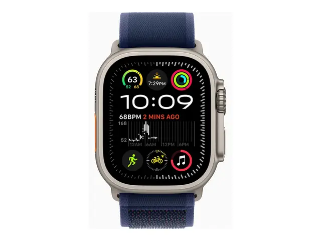 Apple Watch Ultra 2 - 49 mm naturlig titan smartklokke med Trail L...