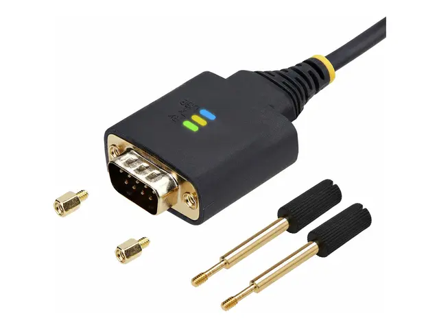 StarTech.com 13ft (4m) 2-Port USB to Serial Adapter Cable, Interch...