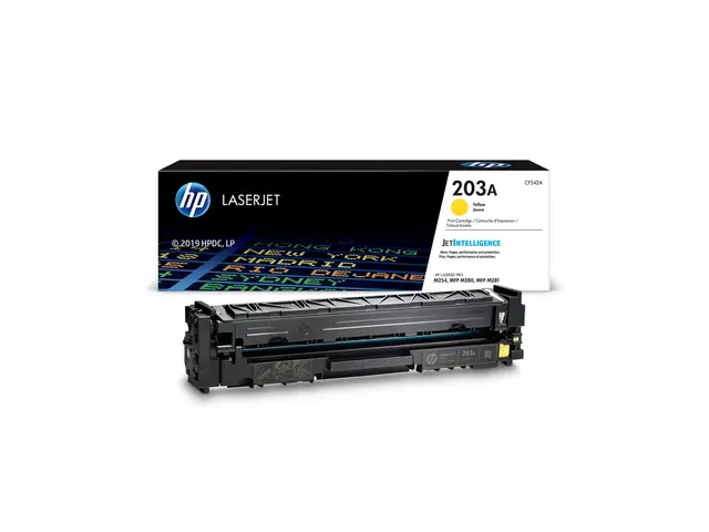 HP 203A - Gul original LaserJet tonerpatron (CF542A)