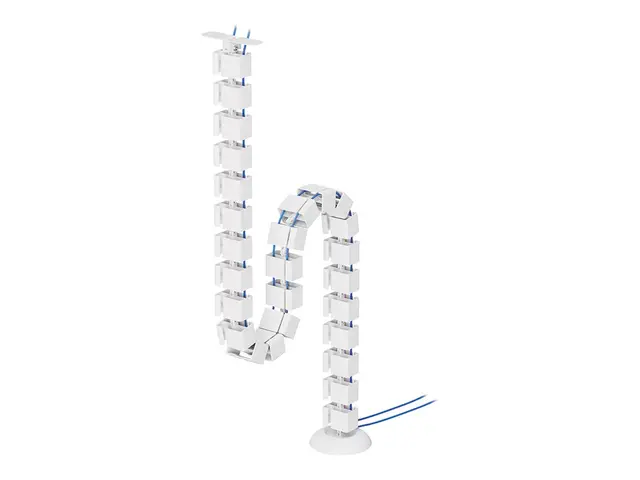 Neomounts - Kabelstyringsryggrad screw-mounted, universal hvit