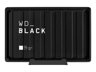 WD_BLACK D10 Game Drive WDBA3P0080HBK Harddisk - 8 TB - ekstern (b&#230;rbar) - USB 3.2 Gen 1 - 7200 rpm - svart