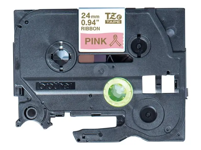 Brother TZe-RE54 - Sateng gull på rosa Rull (2,4 cm x 4 m) 1 kasse...