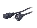 APC - Str&#248;mkabel - IEC 60320 C19 til power CEE 7/7 (hann) AC 230 V - 2.5 m - svart - for P/N: SMT2200I-AR, SMT2200R2I-AR, SMT3000I-AR, SMT3000R2I-AR, SRT1500XLI, SRT2200XLI-KR