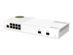 QNAP QSW-M2108-2S - Switch - Styrt 2 x 10 Gigabit SFP+ + 8 x 2.5GBase-T - stasjonær