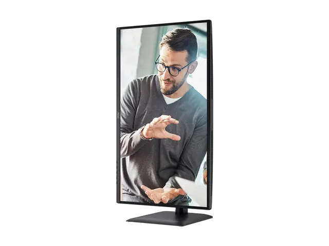 AOC Essential-line Q27E4CW - E4 Series - LED-skjerm USB - 27" - 2560 x 1440 QHD @ 120 Hz - IPS - 350 cd/m² - 1500:1 - 4 ms - HDMI, DisplayPort, USB-C - høyttalere - svart 