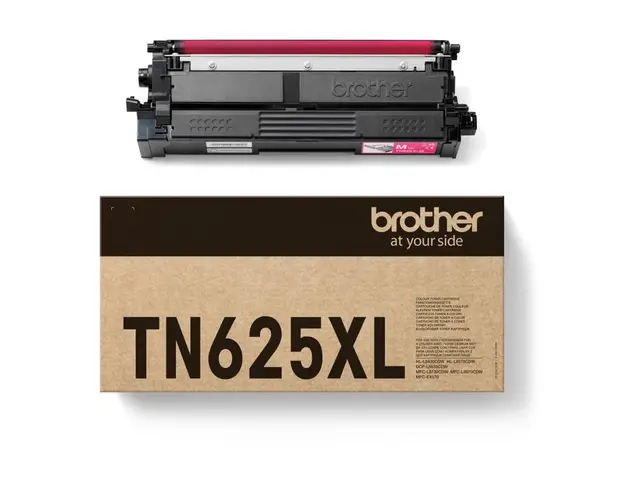 Brother TN625XLM - Høykapasitets magenta original boks tonerpatron...