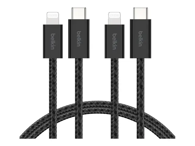 Belkin BoostCharge - Lightning-kabel 24 pin USB-C hann til Lightni...
