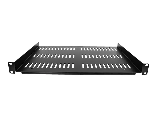 StarTech.com 1U Vented Server Rack Cabinet Shelf, 12in Deep Fixed ...