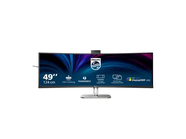 Philips 49B2U6903CH - 6000 Series LED-skjerm kurvet 49" (48.8" syn...