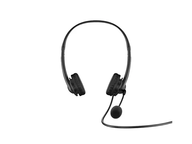 HP G2 - Hodesett on-ear kablet USB skyggesvart