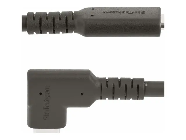 StarTech.com 3ft (1m) Rugged Right Angle USB-C Cable, USB 10 Gbps,...