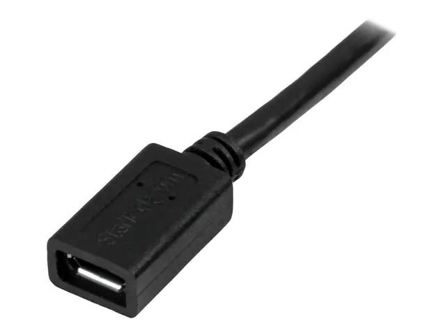 StarTech.com 0.5m 20in Micro-USB Extension Cable - M/F - Micro USB...