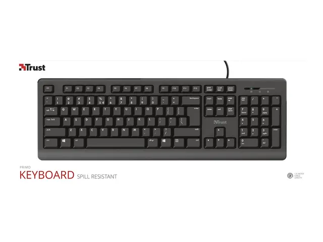 Trust Primo - Tastatur - USB - QWERTY - Nordisk