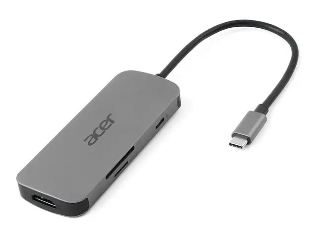 Acer 7-In-1 Type-C Dongle - dokkingstasjon USB-C HDMI