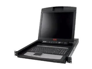 APC LCD Console - KVM-konsoll - 17" - kan monteres i rack 1280 x 1024 @ 75 Hz - svart - 1U - for P/N: SMX1000CUS, SMX1500RM2UCNCUS, SMX1500RM2UCUS, SMX2KR2UX145, SMX3KR2UNCX145, SMX750CUS