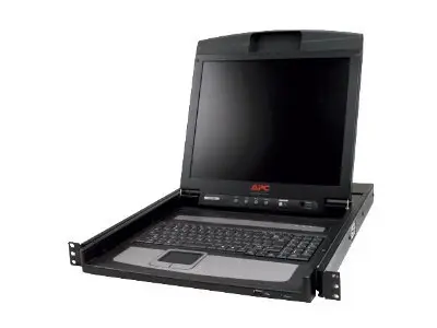 APC LCD Console - KVM-konsoll - 17" - kan monteres i rack - 1280 x...