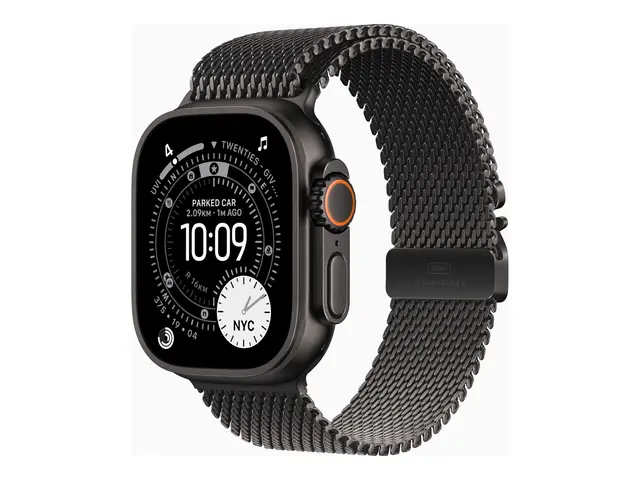 Apple Watch Ultra 3 - 49 mm svart titan Ja smartklokke med fint st...