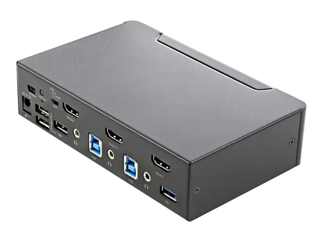 StarTech.com 2 Port HDMI KVM Switch, Single Monitor 4K 60Hz Ultra ...