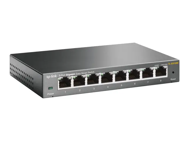 TP-Link JetStream TL-SG108E Easy Smart Switch - Styrt 8 x 10/100/1...