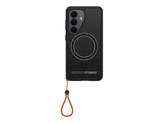 OtterBox Sole Series - Baksidedeksel for mobiltelefon robust - nylonstoff, polykarbonatlag, termoplastisk elastomer (TPE) - midnattskretser (svart) - for Samsung Galaxy S26