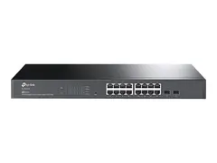 TP-Link JetStream TL-SG2218 - V1 - switch smart - 16 x 10/100/1000 + 2 x SFP - rackmonterbar