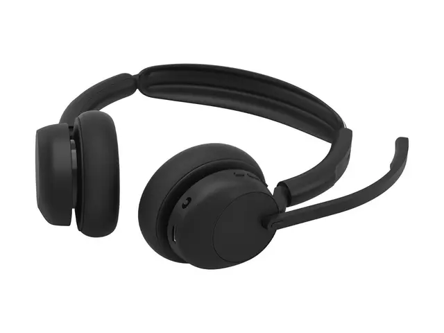 Jabra Evolve3 45 UC - hodesett - USB-C via Bluetooth-adapter, USB-C 