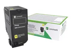 Lexmark - H&#248;y ytelse - gul - original - tonerpatron LCCP, Lexmark Corporate for Lexmark CS725de, CS725dte