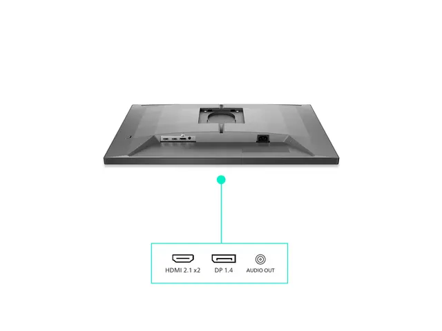 Philips Evnia 3000 27M2N3800A - LED-skjerm gaming - 27" - 3840 x 2160 4K UHD (2160p) @ 320 Hz - Fast IPS - 450 cd/m² - 1000:1 - DisplayHDR 400 - 0.5 ms - 2xHDMI, DisplayPort - høyttalere - koksgrå 