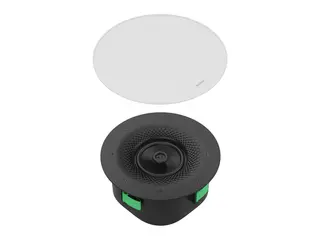 Yealink CS10-D - Dante Edition IP-høyttaler - for konferansesystem - 20 watt - toveis - koaksial - hvit (grillfarge - hvit)