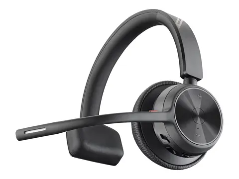 HP Poly Voyager 4310 - Voyager 4300 series hodesett - on-ear - Bluetooth - trådløs - USB-C - svart