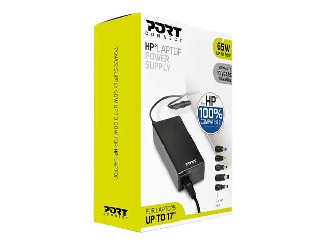 PORT - Strømadapter AC 100-240 V 65 watt Europa