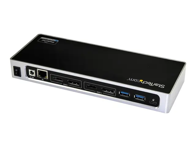 StarTech.com Dual 4K Dock - Mac and Windows USB-A & USB-C DP HDMI ...