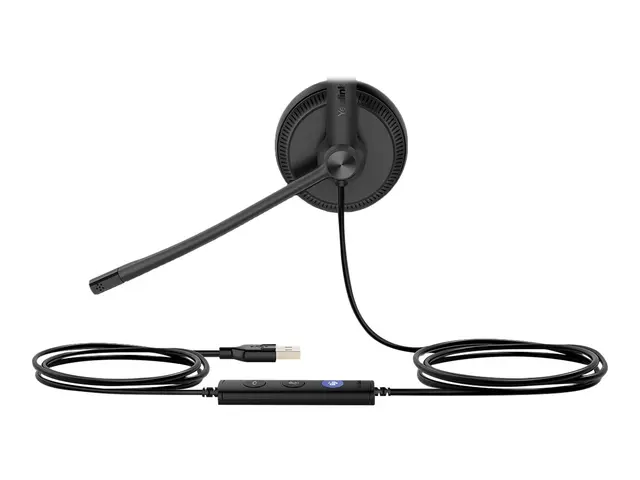 Yealink UH34 Dual - Hodesett on-ear kablet USB svart Certified for...