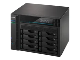 ASUSTOR Lockerstor 8 AS6508T - NAS-server 8 br&#248;nner - SATA 6Gb/s - RAID RAID 0, 1, 5, 6, 10, JBOD - RAM 8 GB - 2.5 Gigabit Ethernet / 10 Gigabit Ethernet - iSCSI st&#248;tte